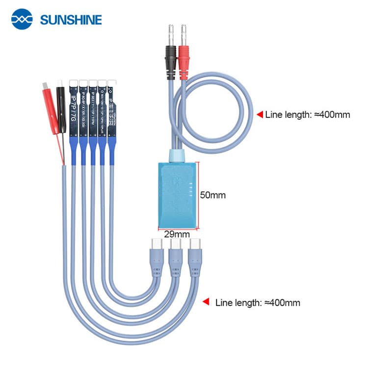 ⁦كابل باور سبلاي Sunshine SS-908E لأجهزة آيفون - وصلة تشغيل البوردة الاحترافية المتوافقة مع الـ DC Power Supply⁩ - الصورة ⁦2⁩