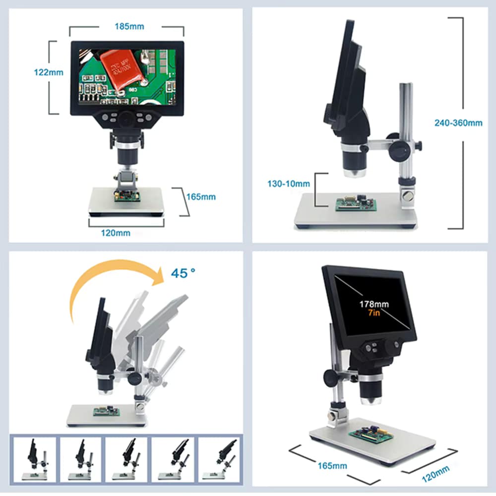 G1200 Digital Microscope 1200X Magnification