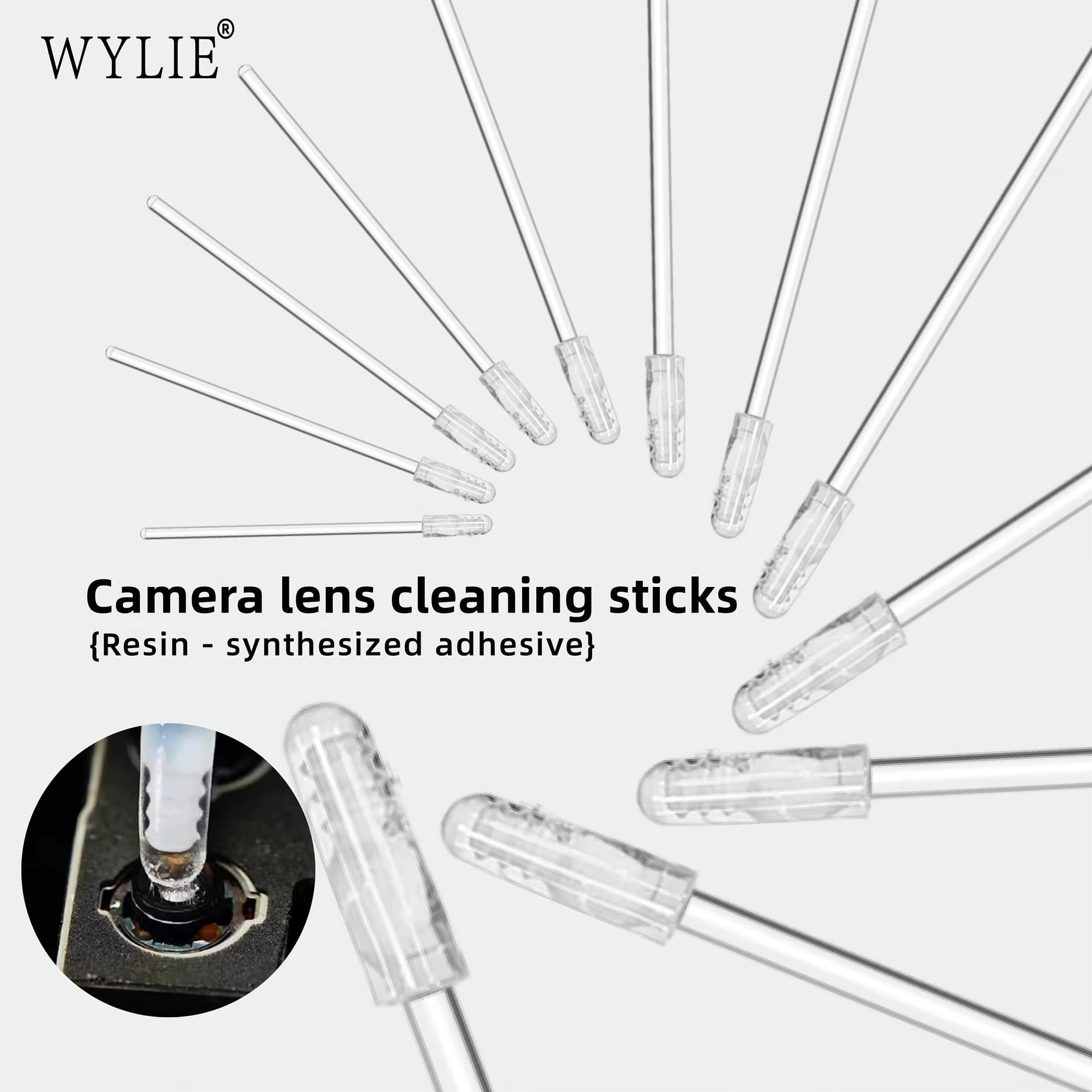 Wylie WL-157 Camera Lens Cleaning Sticks 24Pcs Box for Mobile Phone Repair