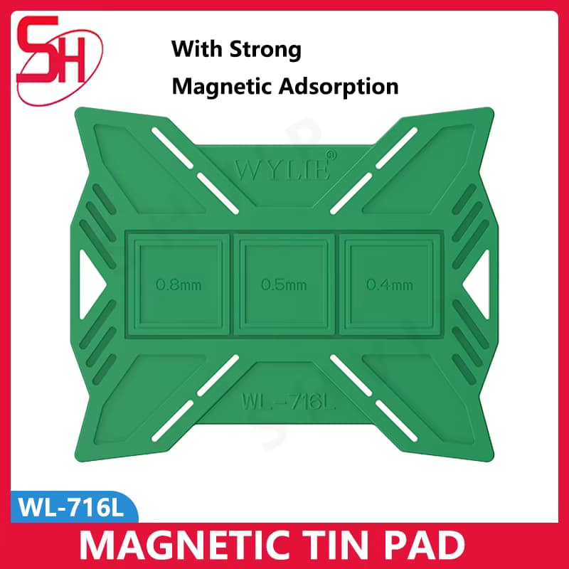 Wylie WL-716L Magnetic Tin Implant Pad BGA Reballing Platform