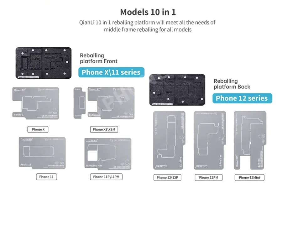 QianLi 10-in-1 BGA Reballing Platform