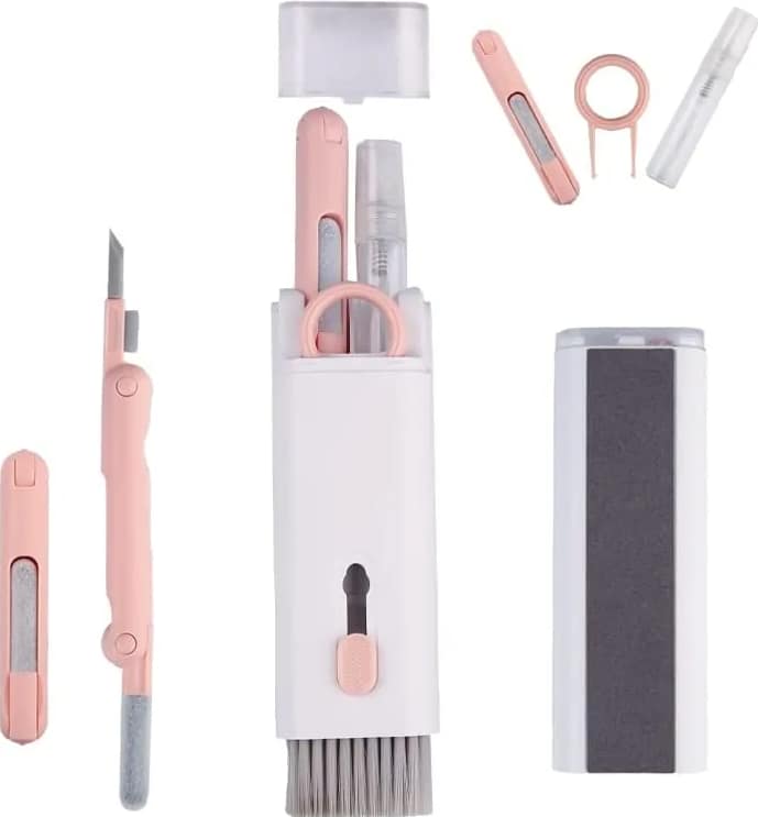Q6E Multifunctional Cleaning Brush 8 in 1 Electronics Cleaner Kit