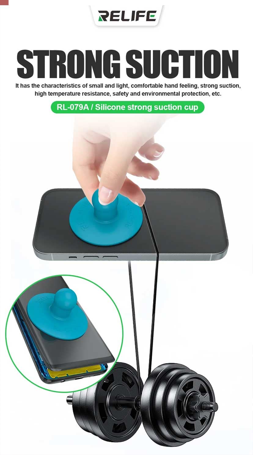RELIFE RL-079A Silicone Strong Suction Cup 5.5CM Screen Opening Tool