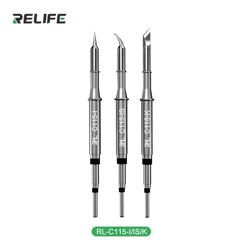 RELIFE RL-C115 I IS K Soldering Iron Tips Pack