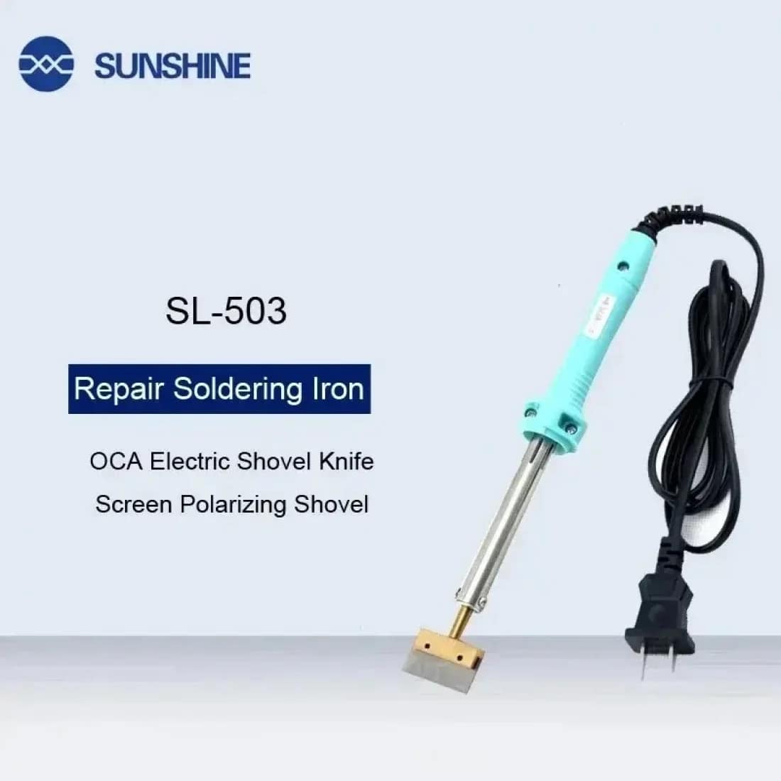 Sunshine SL-503 Antistatic LCD Polarizer Removing Blade with Heating Iron 30W