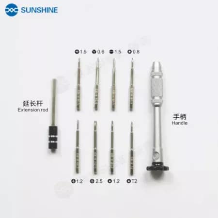 Sunshine SS-5108 10 in 1 Precision Screwdriver Repair Tool Set